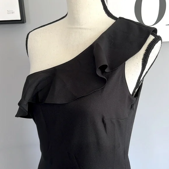 Banana Republic One-Shoulder Ruffle Dress - Picture 3 of 8